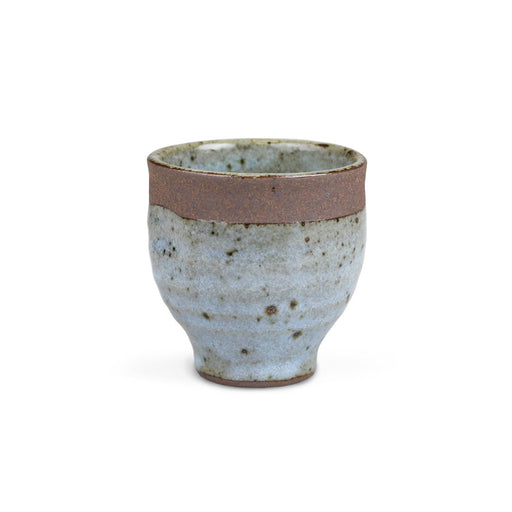 Karatsu Brown Speckled Ceramic Sake Cup 3 fl oz