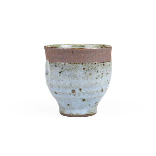 Karatsu Brown Speckled Ceramic Sake Cup 3 fl oz
