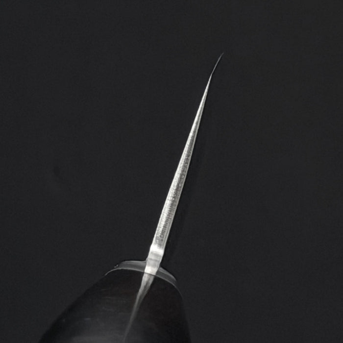 Tadafusa SLD Santoku 170mm (6.7") Hammered (Tsuchime) with Kokutan Handle Choil