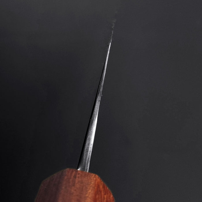 Shu Matsubara Ginsan Damascus Kengata Gyuto 210mm Choil