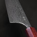 Shu Matsubara Ginsan Damascus Kengata Gyuto 210mm Heel