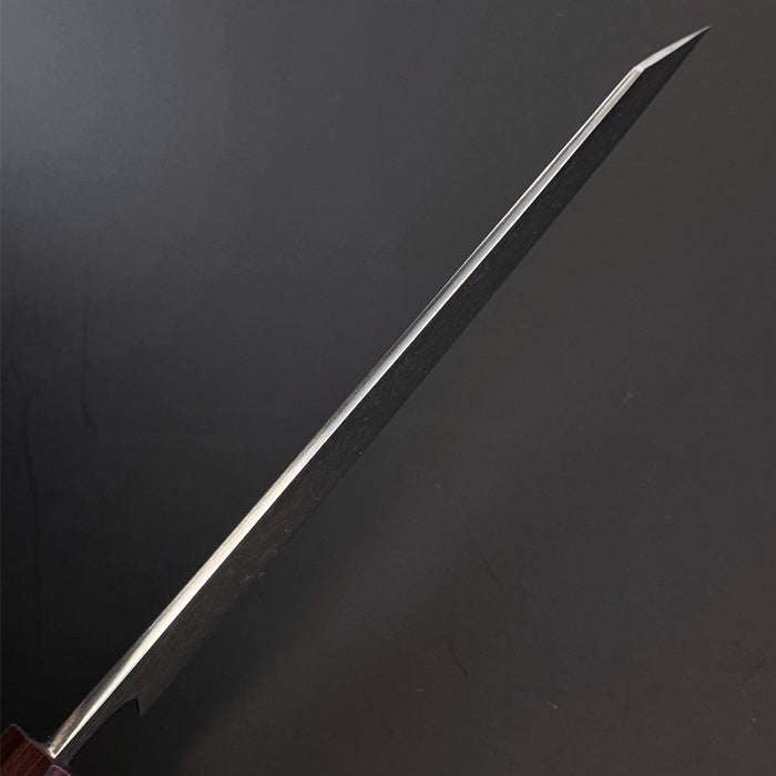 Shu Matsubara Ginsan Damascus Kengata Gyuto 210mm Spine