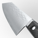 Ittosai Kotetsu VG-5 Kengata Santoku 180mm (7.1") - Hammered (Tsuchime)