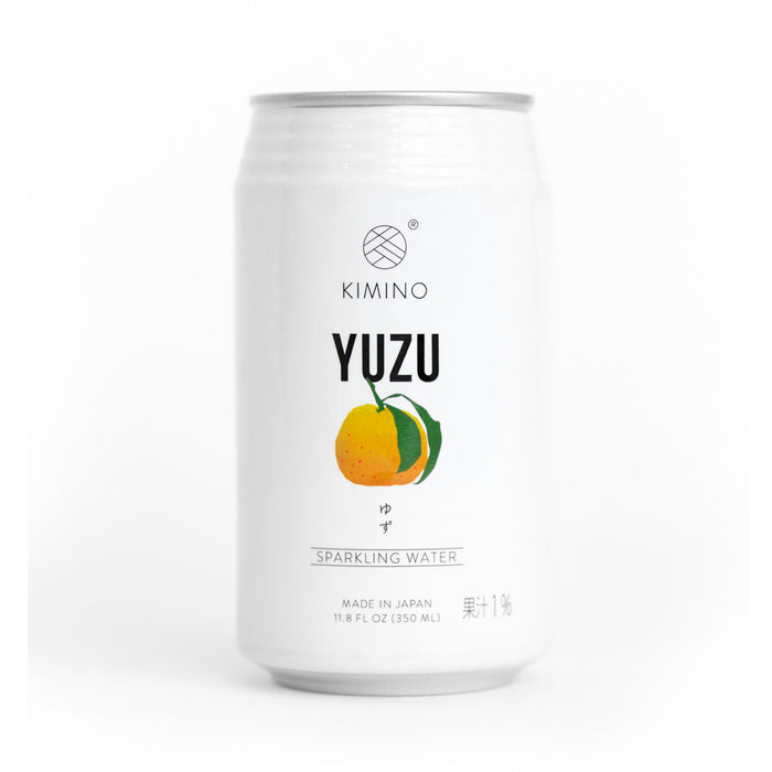 Kimino No Sugar Yuzu Citrus Sparkling Water 11.8 fl oz (350ml)