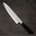 Tadafusa SLD Gyuto 210mm Hammered Ebony Handle Back Side