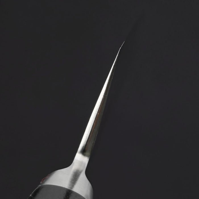 Tadafusa SLD Gyuto 210mm Hammered Ebony Handle Choil
