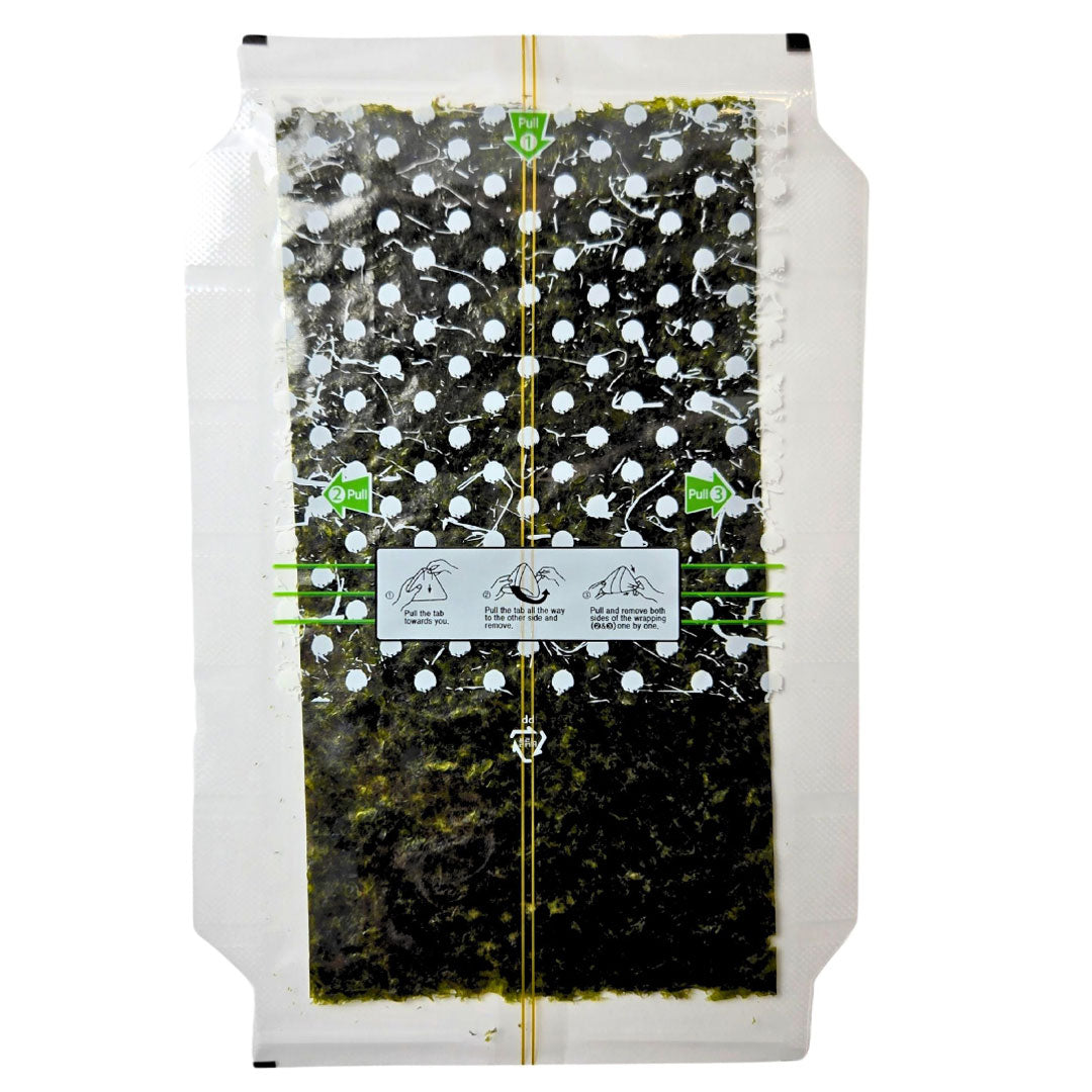 Weaweed Wrapper Onigiri Rice Ball Nori Seaweed Wrappers Film (100 pcs) — MTC Kitchen
