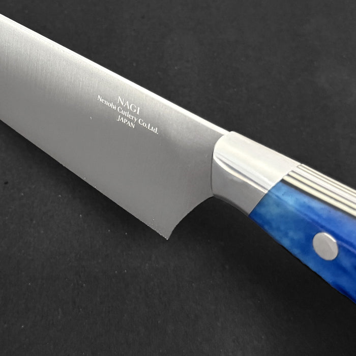 Nenohi Nagi Gyuto 210mm (8.2") Blue Jigged Bone Handle