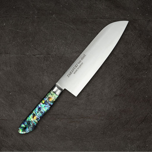 Sakai Takayuki Avalon Crest TUS Steel Santoku 180mm