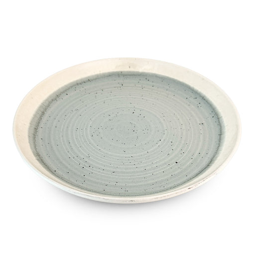 Olive Green x Cream Dinner Plate 10.3" dia