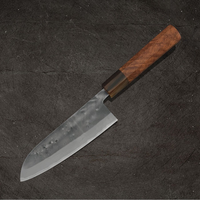 Tadafusa Blue #2 Nashiji Santoku 165mm Back