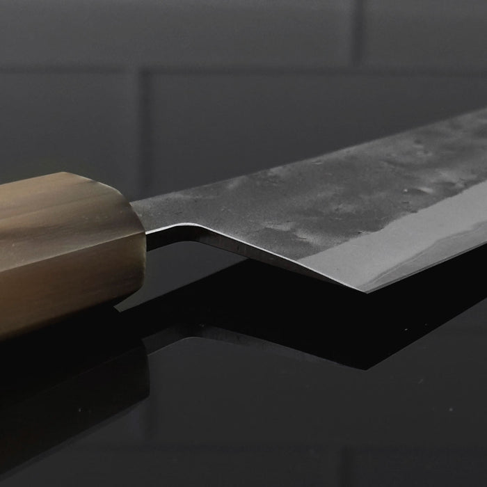 Tadafusa Blue #2 Nashiji Gyuto 210mm Heel