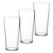 Tenel Durable Lightweight Glass Tumbler 12 fl oz (Set of 3)