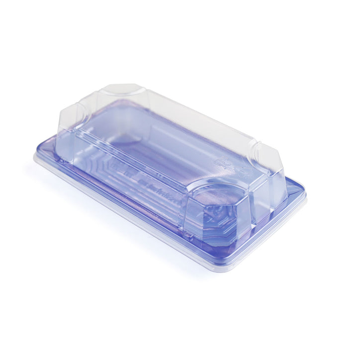 SA-501 PET Clear Blue Takeout Sushi Tray 6.5" x 3.5" (800/case)