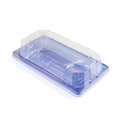 SA-501 PET Clear Blue Takeout Sushi Tray 6.5