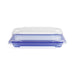 SA-501 PET Clear Blue Takeout Sushi Tray 6.5" x 3.5" (800/case)