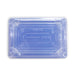 SA-504 PET Clear Blue Takeout Sushi Tray 7.3" x 5.1" (600/case)