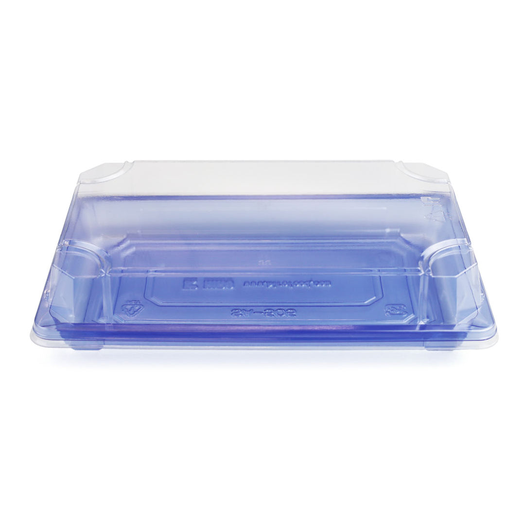 Container Kitchen Kit SA-505 PET Clear Blue Takeout Sushi Containers 8.4