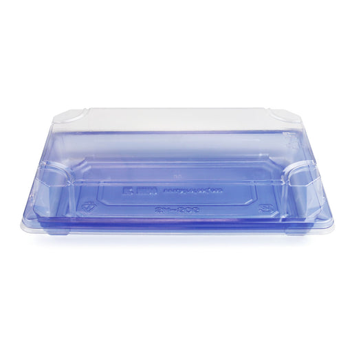 SA-505 PET Clear Blue Takeout Sushi Tray 8.4" x 5.25" (400/case)