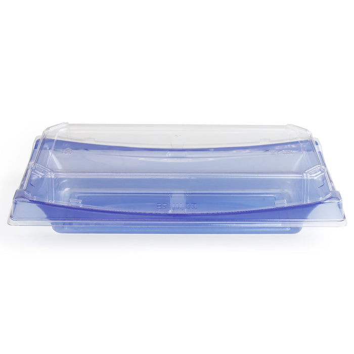 SA-30 PET Clear Blue Takeout Sushi Tray 9.4" x 4.6" (400/case)