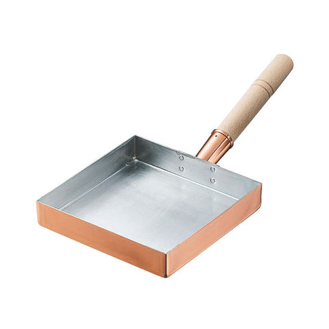 Copper Tamagoyaki Pan Small Square 7.1