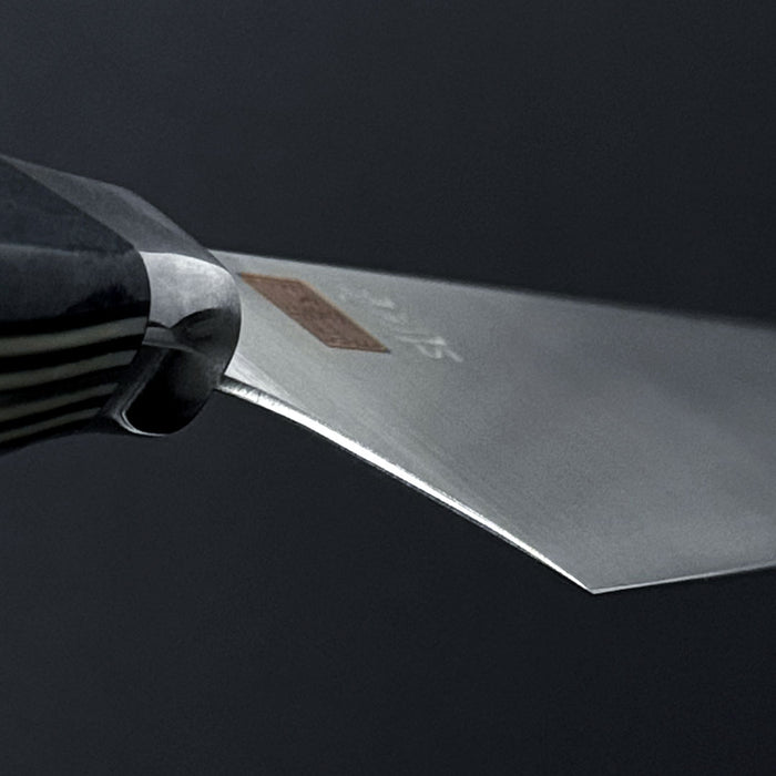Nenohi Nagi Gyuto 210mm (8.2") Giraffe Bone Handle Terra Obsidia with Saya Cover