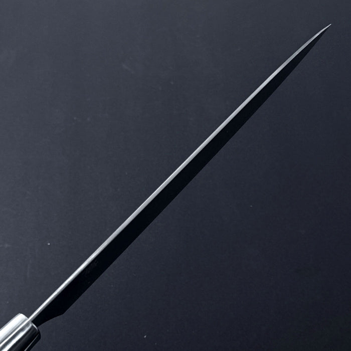 Nenohi Nagi Gyuto 210mm (8.2") Giraffe Bone Handle Terra Obsidia with Saya Cover
