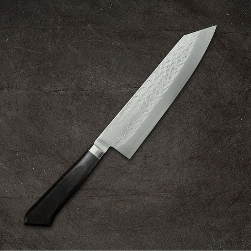 Tadafusa SLD Kiritsuke Gyuto 210mm Hammered Ebony Handle