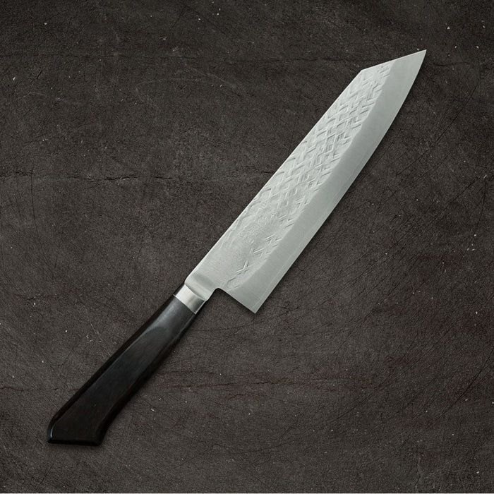 Tadafusa SLD Kiritsuke Gyuto 210mm Hammered Ebony Handle