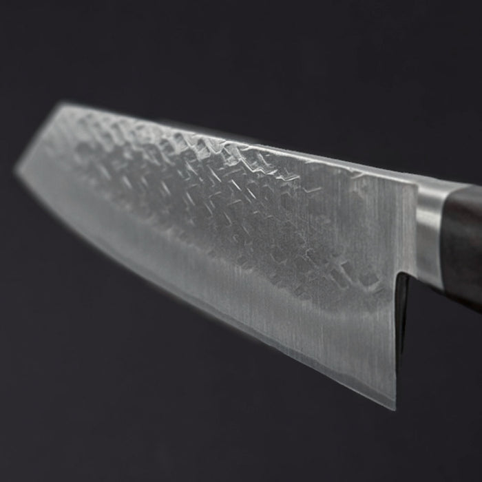 Tadafusa SLD Kiritsuke Gyuto 210mm Hammered Ebony Handle Back Blade
