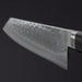 Tadafusa SLD Kiritsuke Gyuto 210mm Hammered Ebony Handle Back Blade