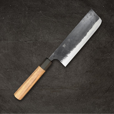 Ishizuchi Blue #2 Kurouchi Nakiri 165mm (6.5