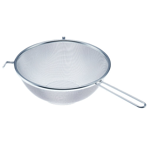 Three Snow Stainless Steel Heavy Duty Mesh Strainer 9.8" dia