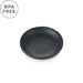 Melamine Black Line Textured Plate Kozara Suiren 4.7" dia