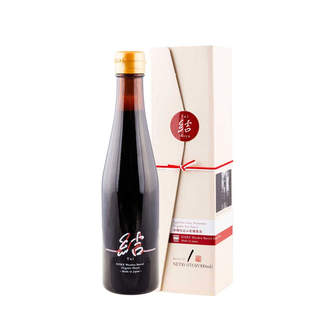Yui Shoyu Woodden Barrel Aged Organic Soy Sauce 10.1 fl oz / 300ml