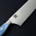 Nenohi Nagi Gyuto 210mm Giraffe Bone Handle Terra Glacier with Saya Cover Engrave