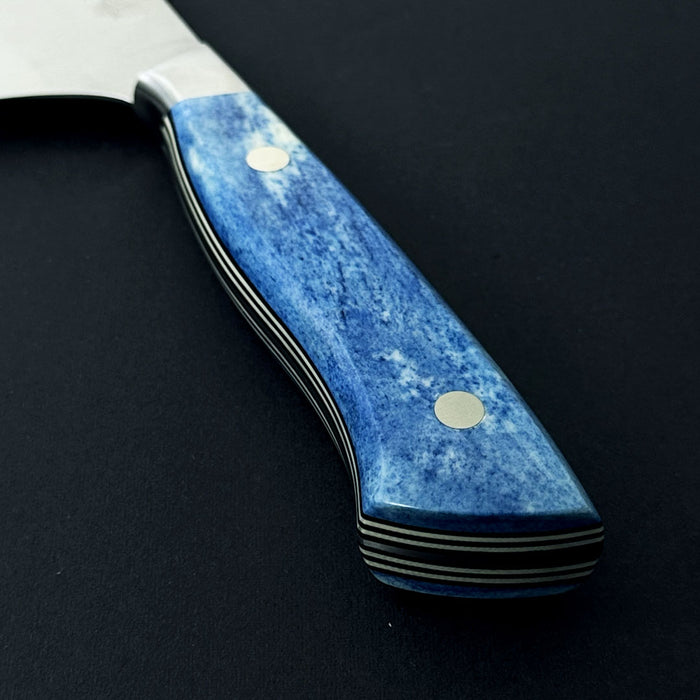 Nenohi Nagi Gyuto 210mm Giraffe Bone Handle Terra Glacier with Saya Cover Handle
