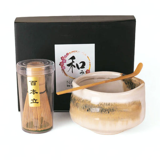 Ceremonial Matcha Tea Bowl Set Nagomi