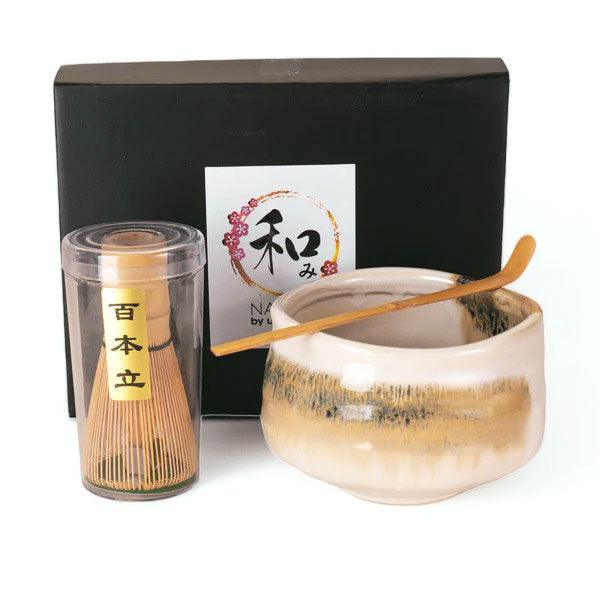 Ceremonial Matcha Tea Bowl Set Nagomi