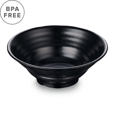 Melamine Black Grainy Noodle Bowl 71 fl oz / 10