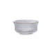 Ribbed Mamebachi Small Glass Bowl Gold Trim 1.7 fl oz