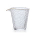 Sculptural Glass Sake Server Gold Rim 6 fl oz