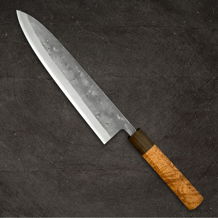 Tadafusa Blue #2 Nashiji Gyuto 240mm Back