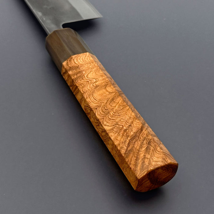 Tadafusa Blue #2 Nashiji Gyuto 240mm Handle