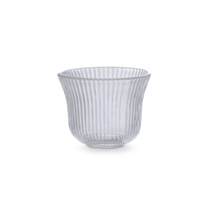 Ribbed Glass Sake Cup 2.5 fl oz