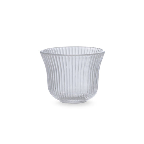 Ribbed Glass Sake Cup 2.5 fl oz