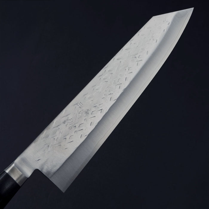 Tadafusa SLD Kiritsuke Gyuto 240mm Hammered Ebony Handle Blade