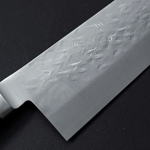 Tadafusa SLD Kiritsuke Gyuto 240mm Hammered Ebony Handle Brand Engrave