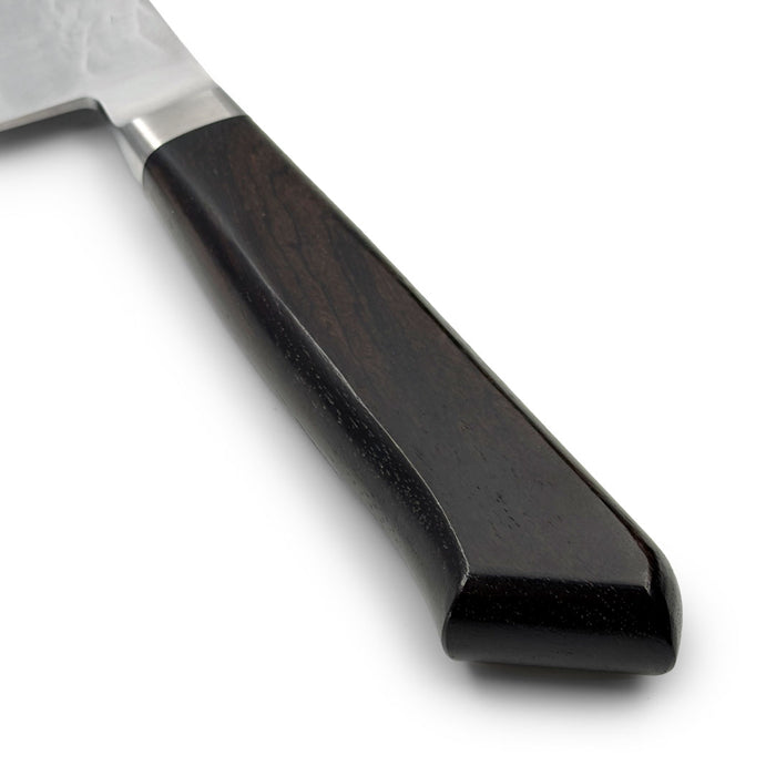 Tadafusa SLD Kiritsuke Gyuto 240mm Hammered Ebony Handle Zoom