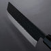 Tadafusa SLD Nakiri 165mm Black Hammered Back Blade